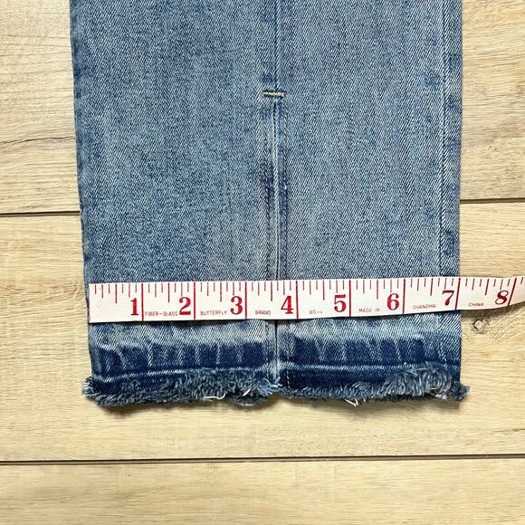 DL1961 Mara Instasculpt Straight Split Ankle Crop Jeans Size 29 - Picture 9 of 12